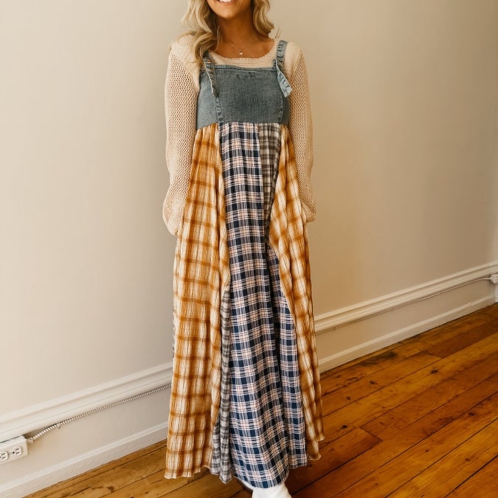 Boutique plaid dress